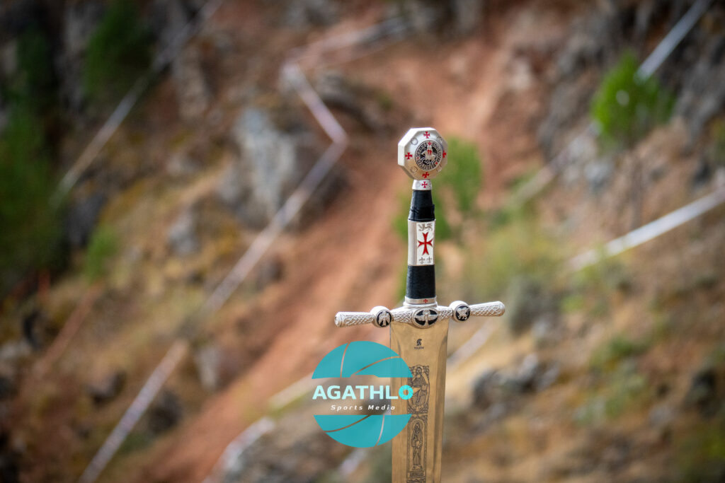 Espada del ganador del Hixpania Hard Enduro 2025 en Aguilar de Campoo